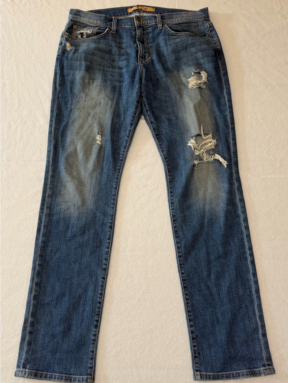 Joe's Jeans Men's Brixton Straight Distressed Blue Denim